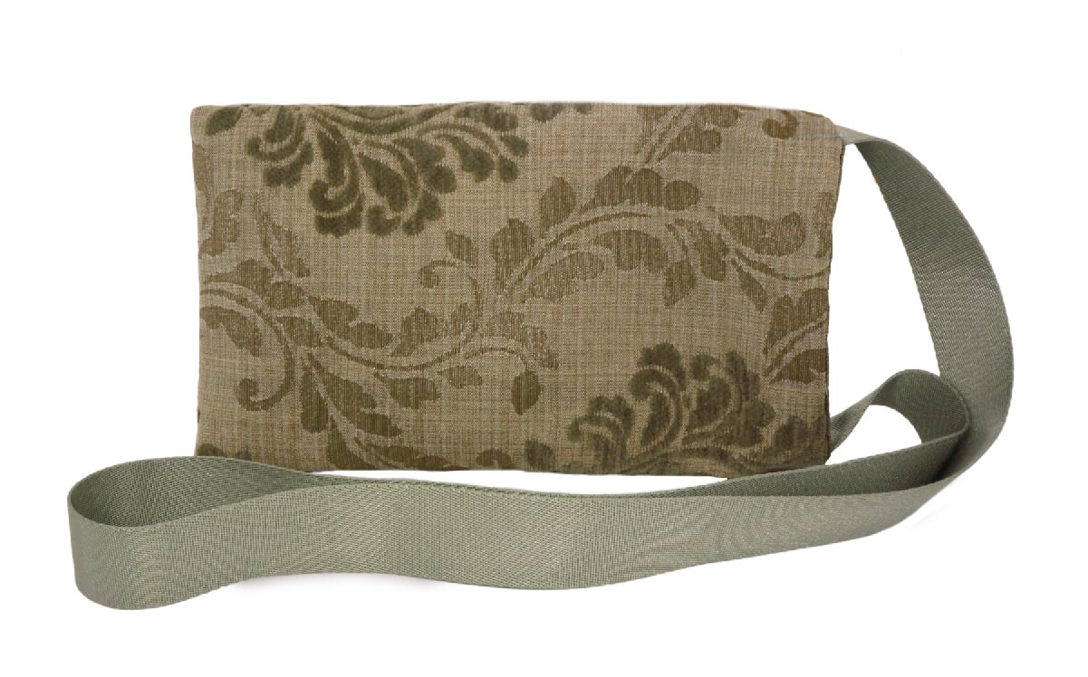 Antique fleur texture with raised grey pattern Pouch