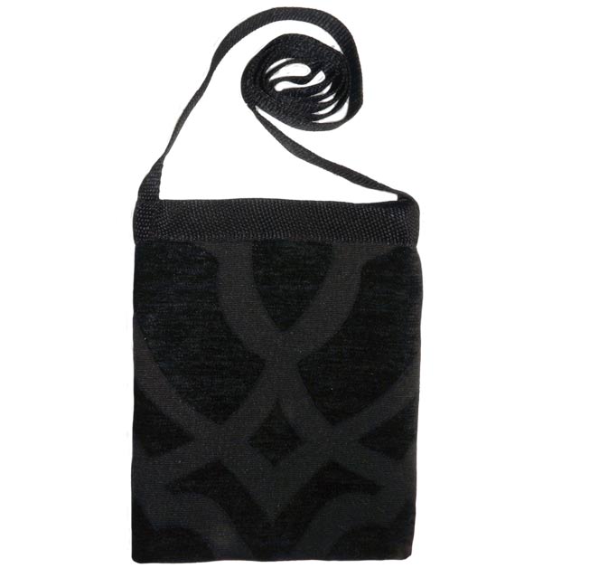 Satchel - Midnight Black Moroccan - $18.00