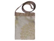 Satchel - Gold & Silver Lotus- $20.00