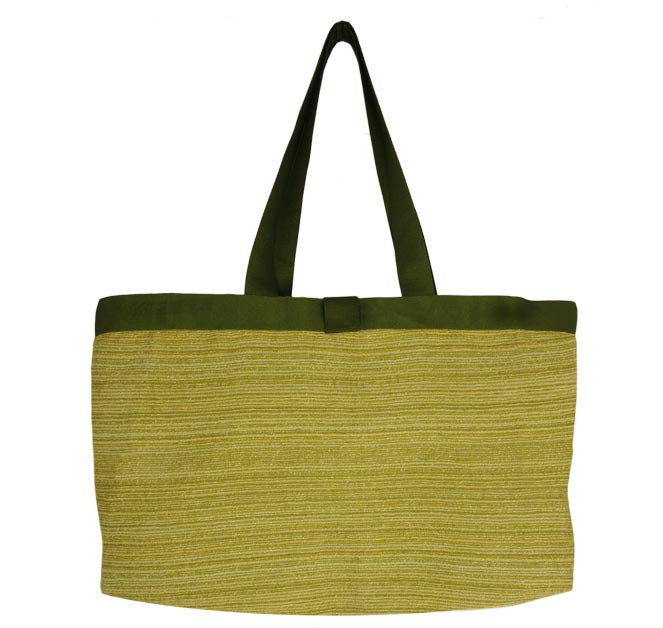 Shopper - Vibrant Green Stripes - $42.00 