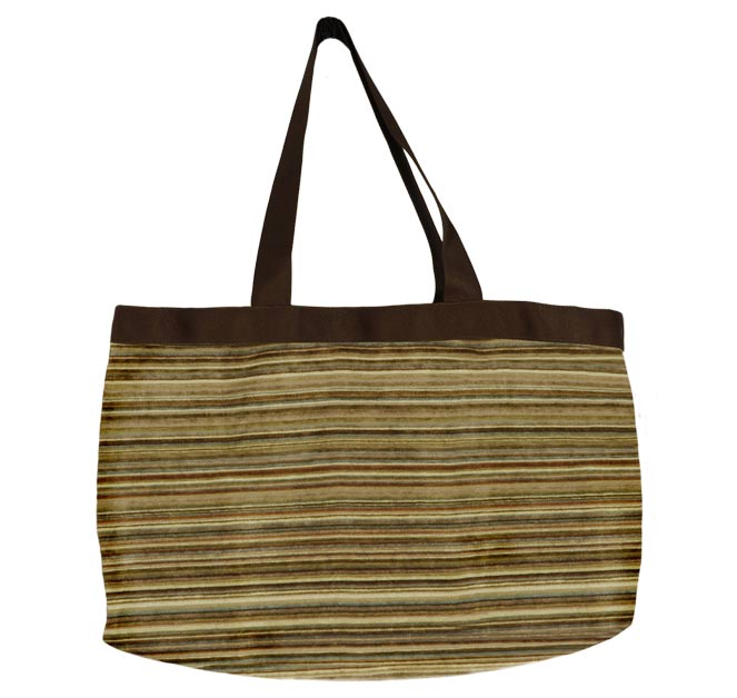 Shopper - Autumn Multi Color Stripes - $42.00 