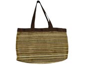 Shopper - Autumn Multi Color Stripes - $42.00 