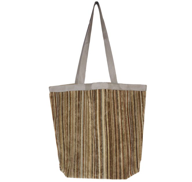 Tote - Autumn Multi Color Stripes - $38.00